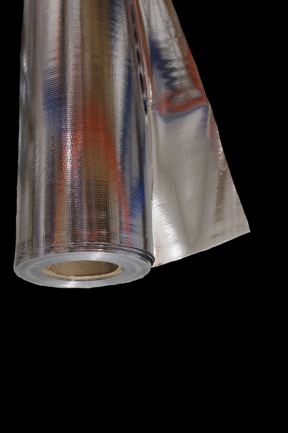 Roll of COOL ROOF foil/fabric/foil radiant barrier